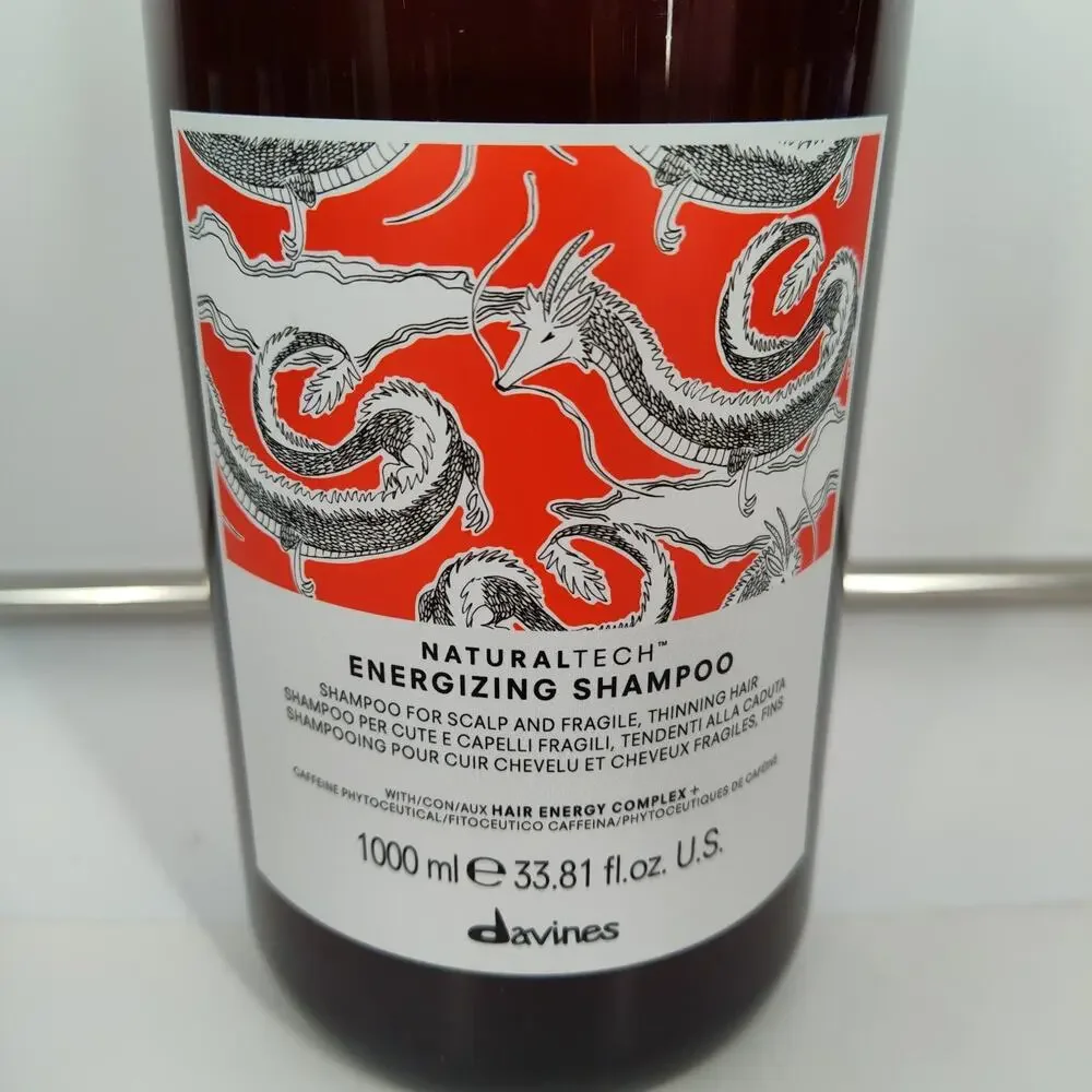 New Davines Naturaltech Energizing Shampoo 33.81oz / 1000ml / 1L